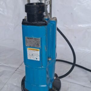 Tsurumi Submersible Pump Model: NK2-15 21 M 111 gpm 2 HO 110 V 60 HZ 3 IN BORE 23 A PHASE 1 PLOE 2