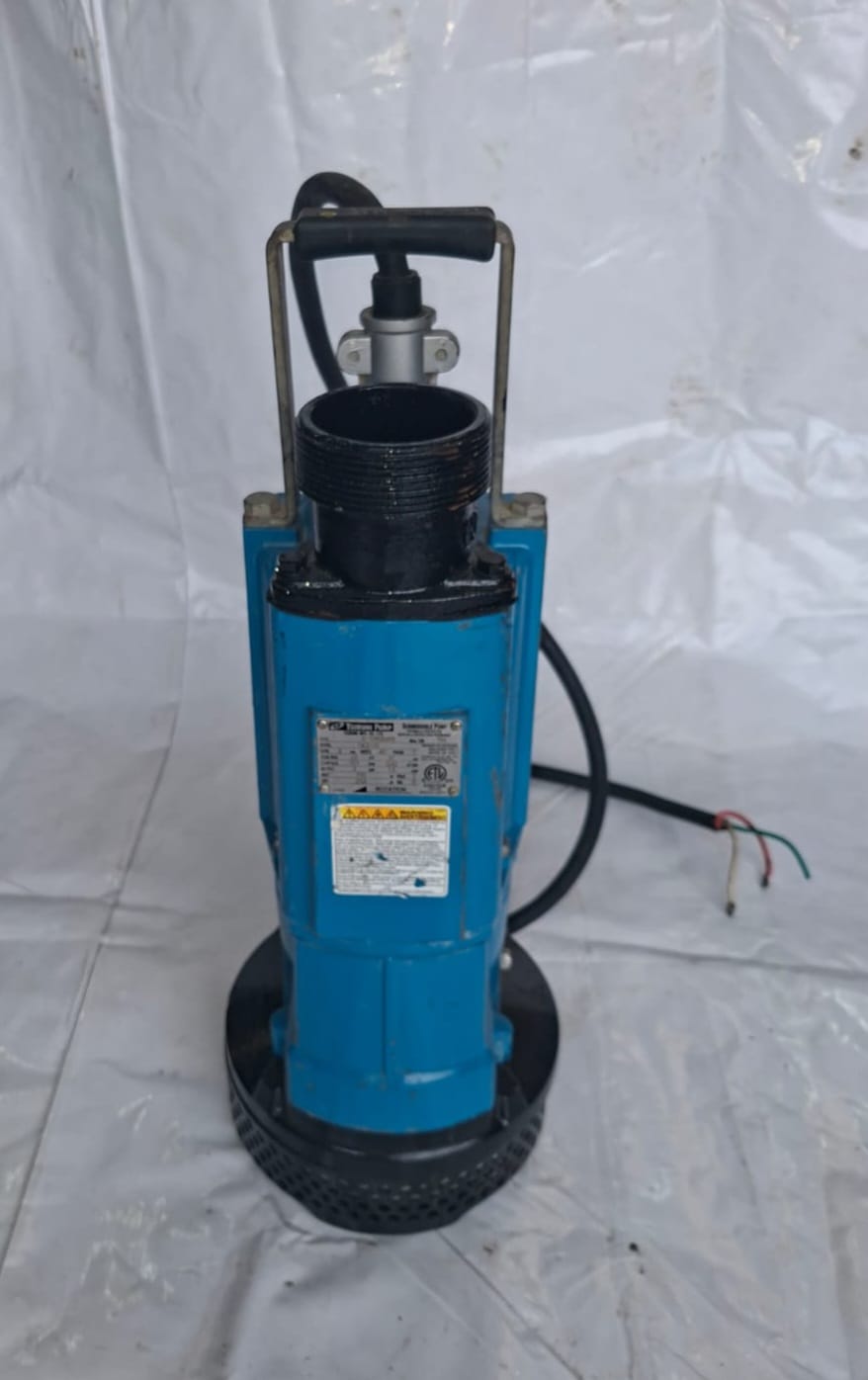 Tsurumi Submersible Pump Model: NK2-15 21 M 111 gpm 2 HO 110 V 60 HZ 3 IN BORE 23 A PHASE 1 PLOE 2 - Image 2