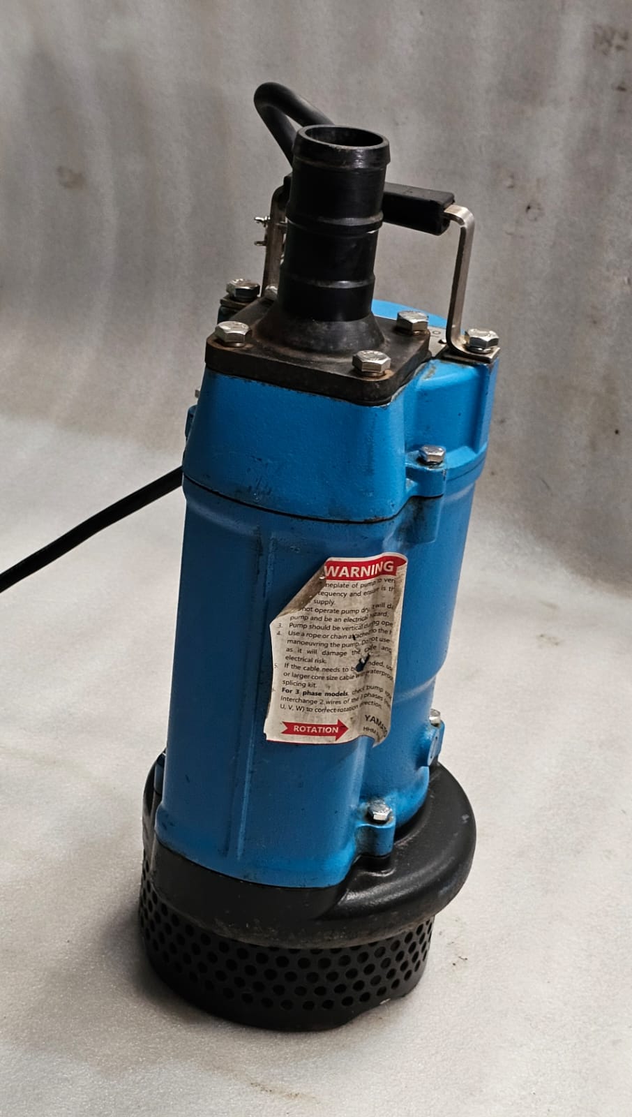 YAMATO Submersible Pump Model: KTZ-15H 0.42 m3/min, Head(max): 21 m, Bore: 50 mm 1.5kW - Image 5