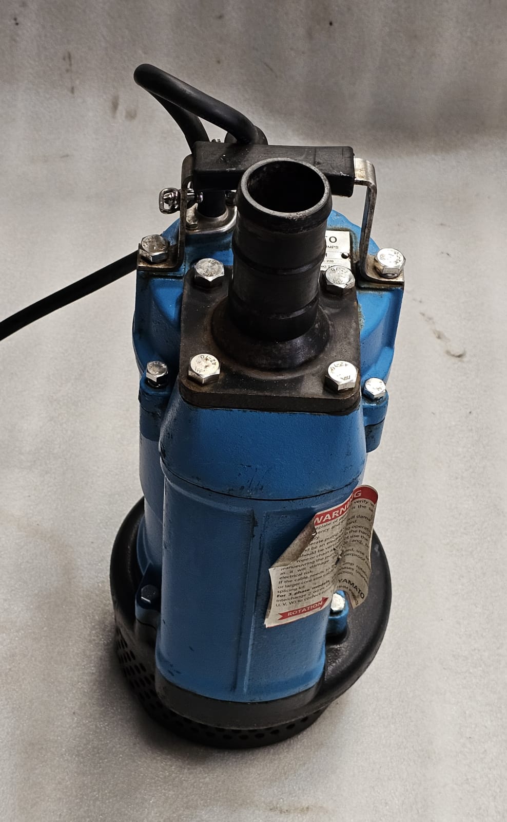 YAMATO Submersible Pump Model: KTZ-15H 0.42 m3/min, Head(max): 21 m, Bore: 50 mm 1.5kW - Image 3