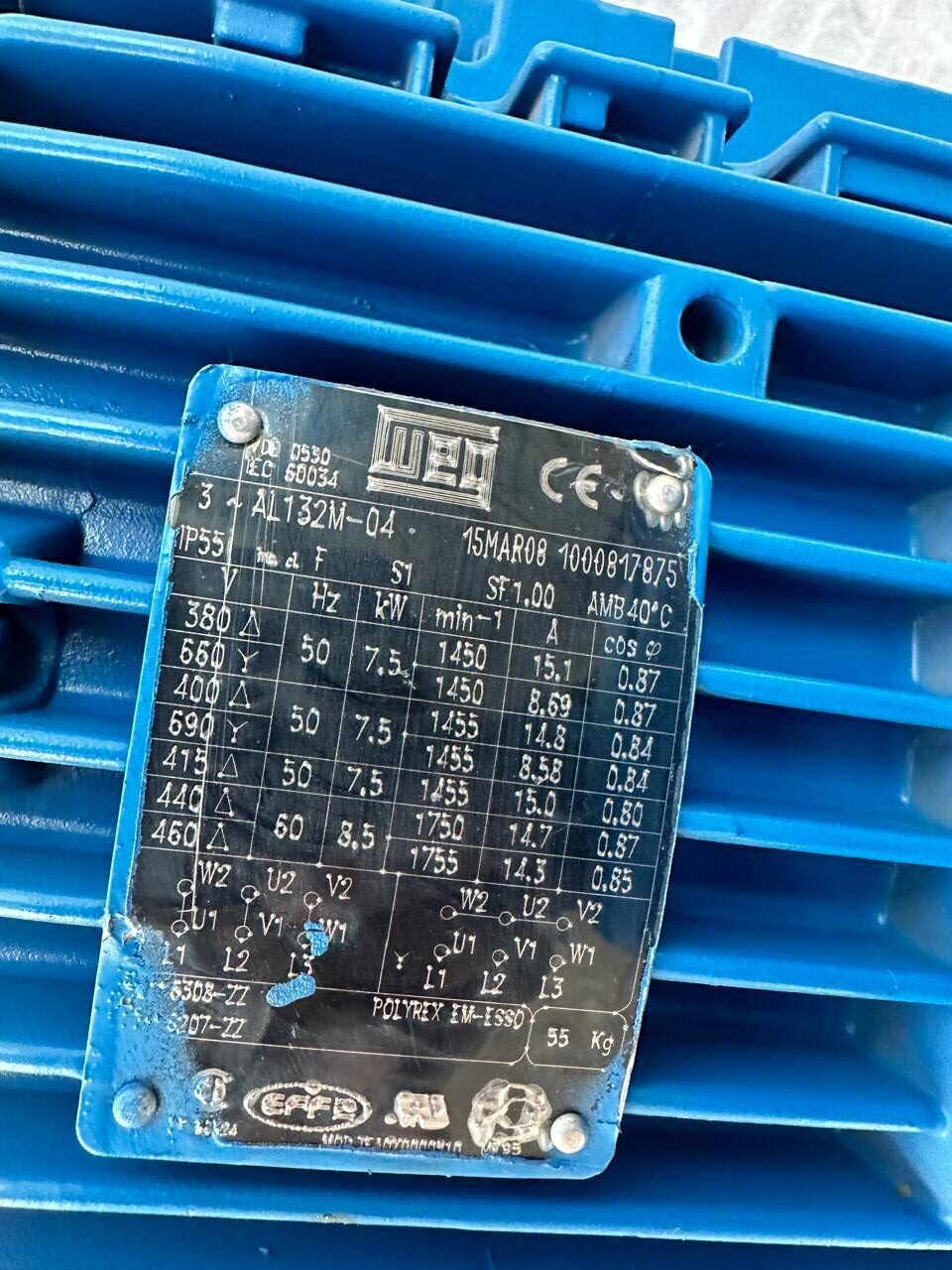 Azcue Pump Type: VM-EP 80/26A Q:96m3/h H:90M - Image 5