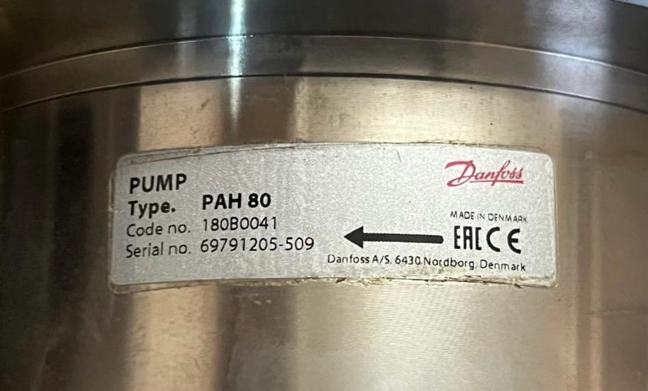 DANFOSS A/S Type: PAH 80 Code No: 180B0041 HIGH PRESSURE RO Axial Piston PUMP - Image 2