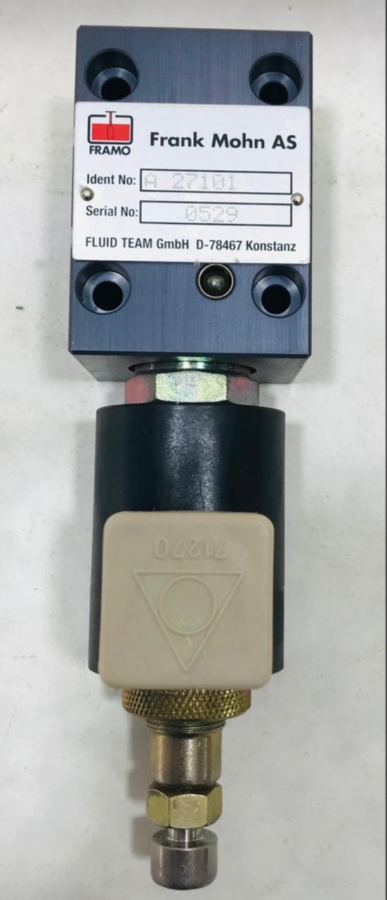Framo Frank Mohan solenoid Pilot Valve Block Ident NO: A 27101