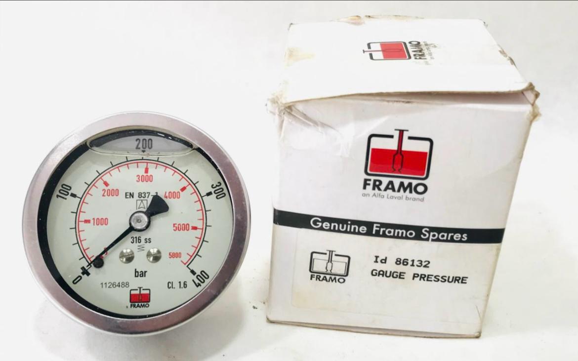 Framo Hydraulic Pressure Gauge New With Box framo ID: 86132