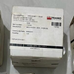 Framo Mechanical Seal for VHC300/300 Ballast Pump - NEW Id No : 113753 Replaces: 91207