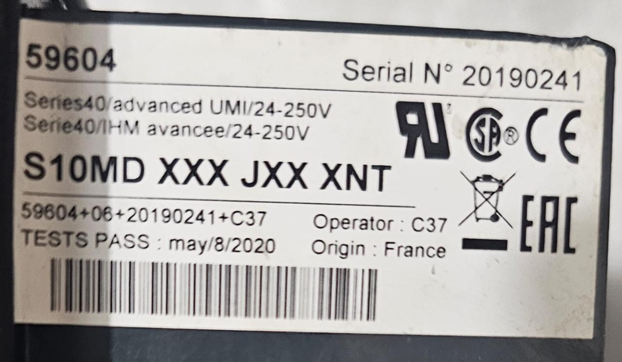 Schneider Electric HMI Display Series 40 Advanced Part no: S10MD XXX JXX XNT - Image 2