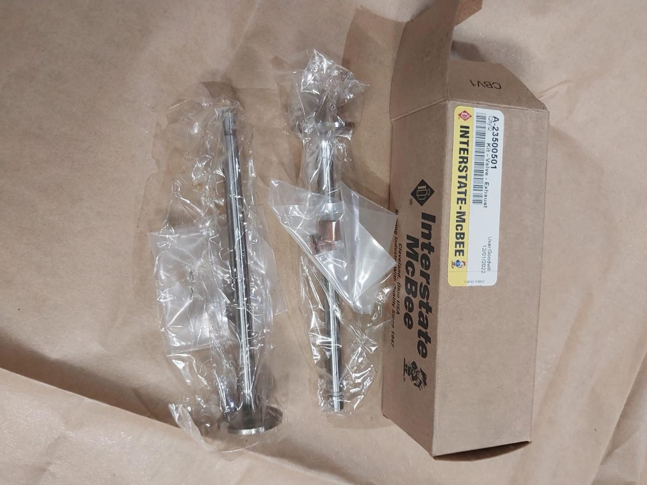 Interstate-McBEE Exhaust Valve Kit : Part A-23500501 New With Box