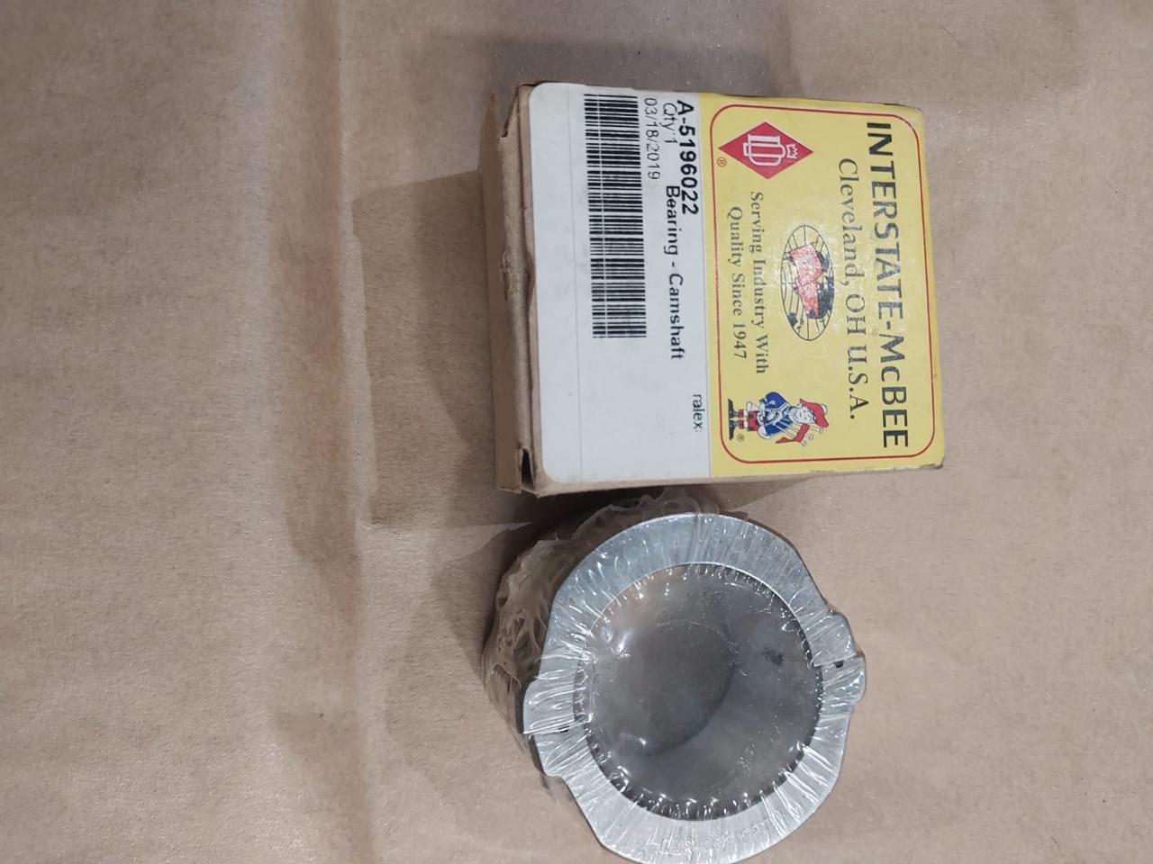 INTERSTATE-McBEE Camshaft Bearing - NEW Part No: A-5196022