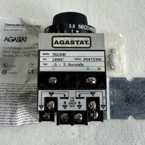 AGASTAT Time Delay Relay Model: 70220B 24VDC