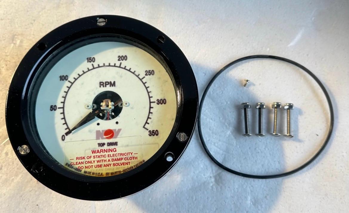 National Oilwell Varco Type: Top Drive RPM Gauge / Tachometer Range: 0 - 350 RPM