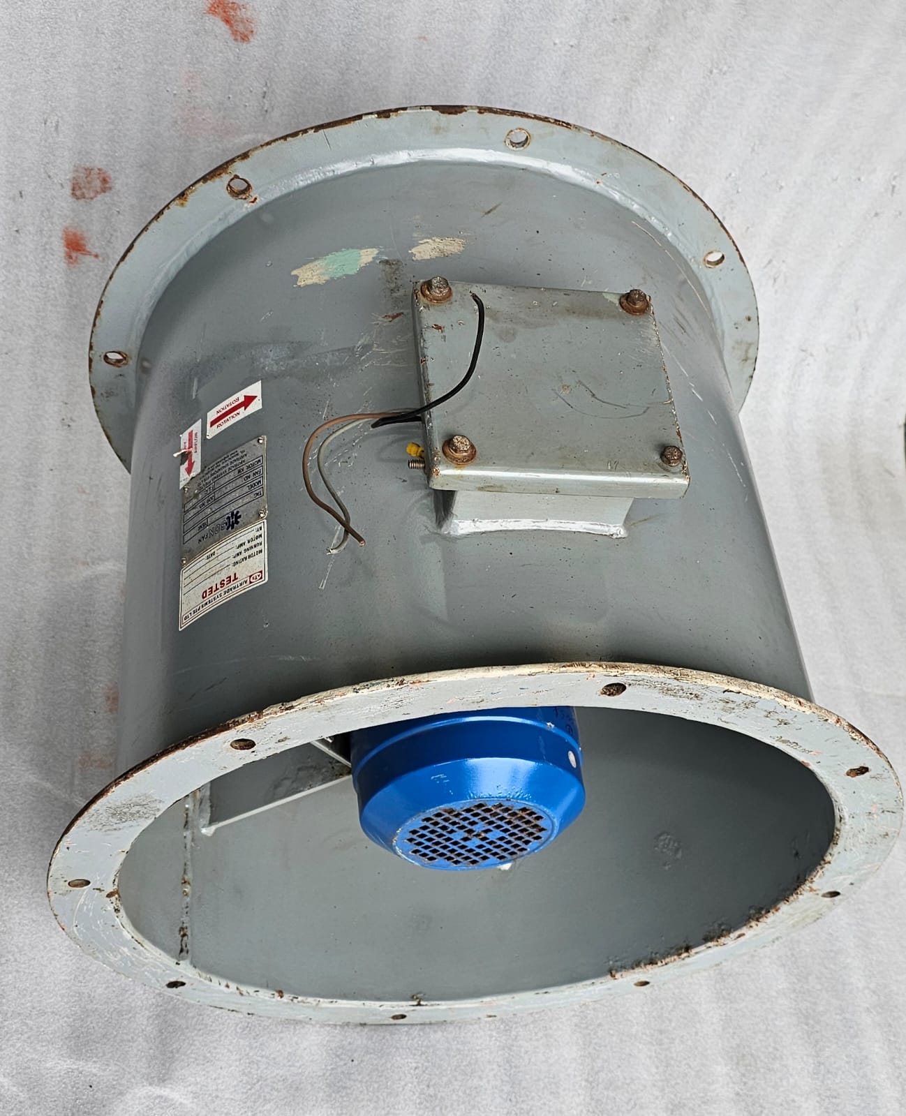 Hison Fan BY AirTrade Systems Marine Axial Exhaust Blower Model 500-2 at 15.5° 2.2 kW 2023 - Image 11