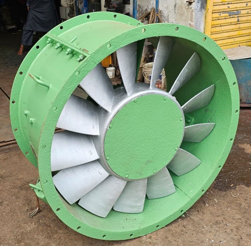 TAIYO Axial Flow Fan Model:FA-B-100-1J 11kW 750 m3/min Engine Room Vent Fan - Image 3