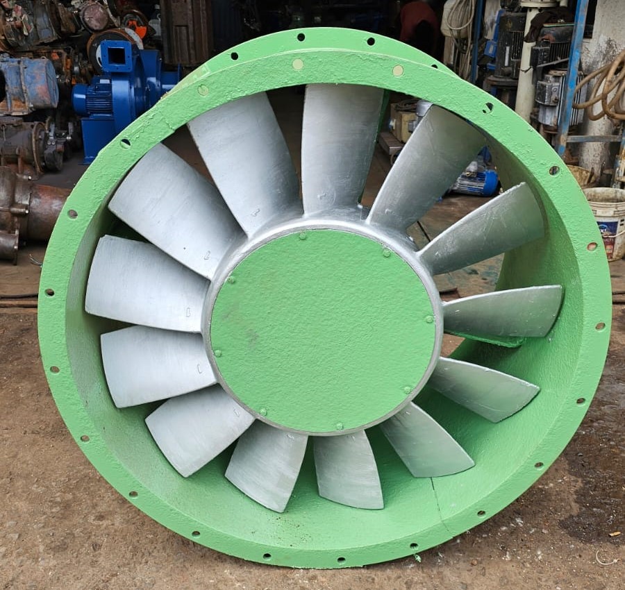 TAIYO Axial Flow Fan Model:FA-B-100-1J 11kW 750 m3/min Engine Room Vent Fan