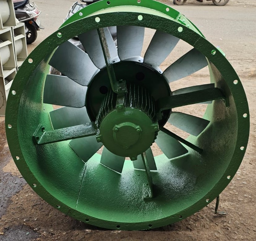TAIYO Axial Flow Fan Model:FA-B-100-1J 11kW 750 m3/min Engine Room Vent Fan - Image 6