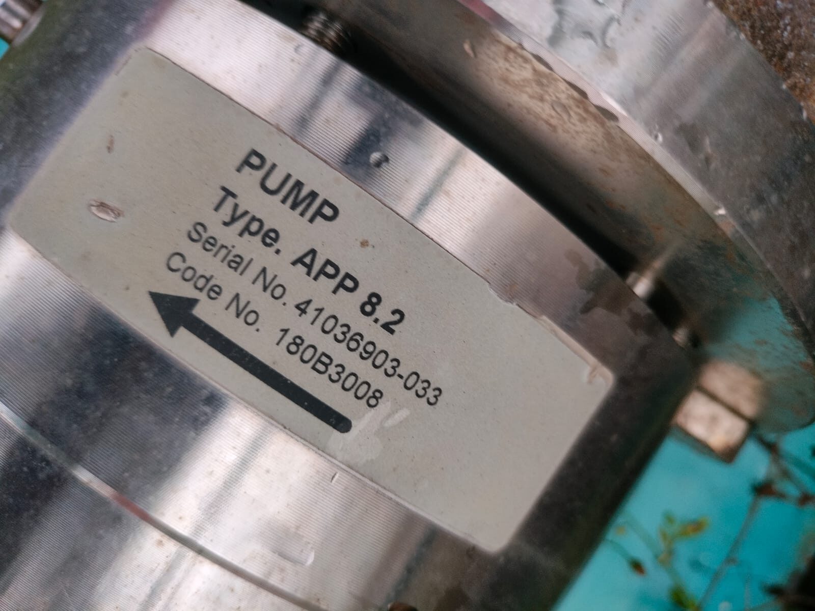Danfoss Nessie High Pressure Pump Type: APP 8.2 Code: 180B3008