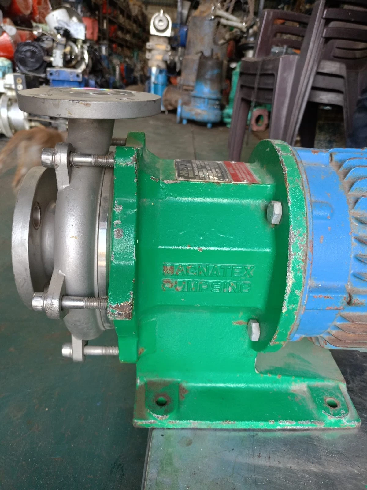 MAGNATEX Pumps Model: MPE42-N40N-180TC Centrifugal Chemical Pump - Image 6