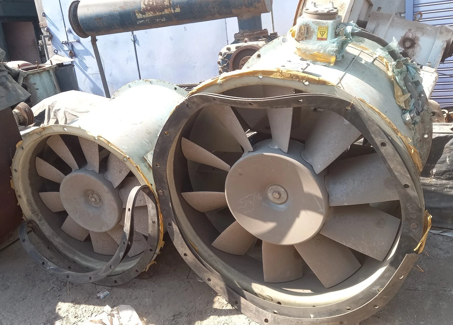 Hi Air Korea Marine Fan Blower Type AWA-1120/500 22 kW 67,200 M³/H - Image 4