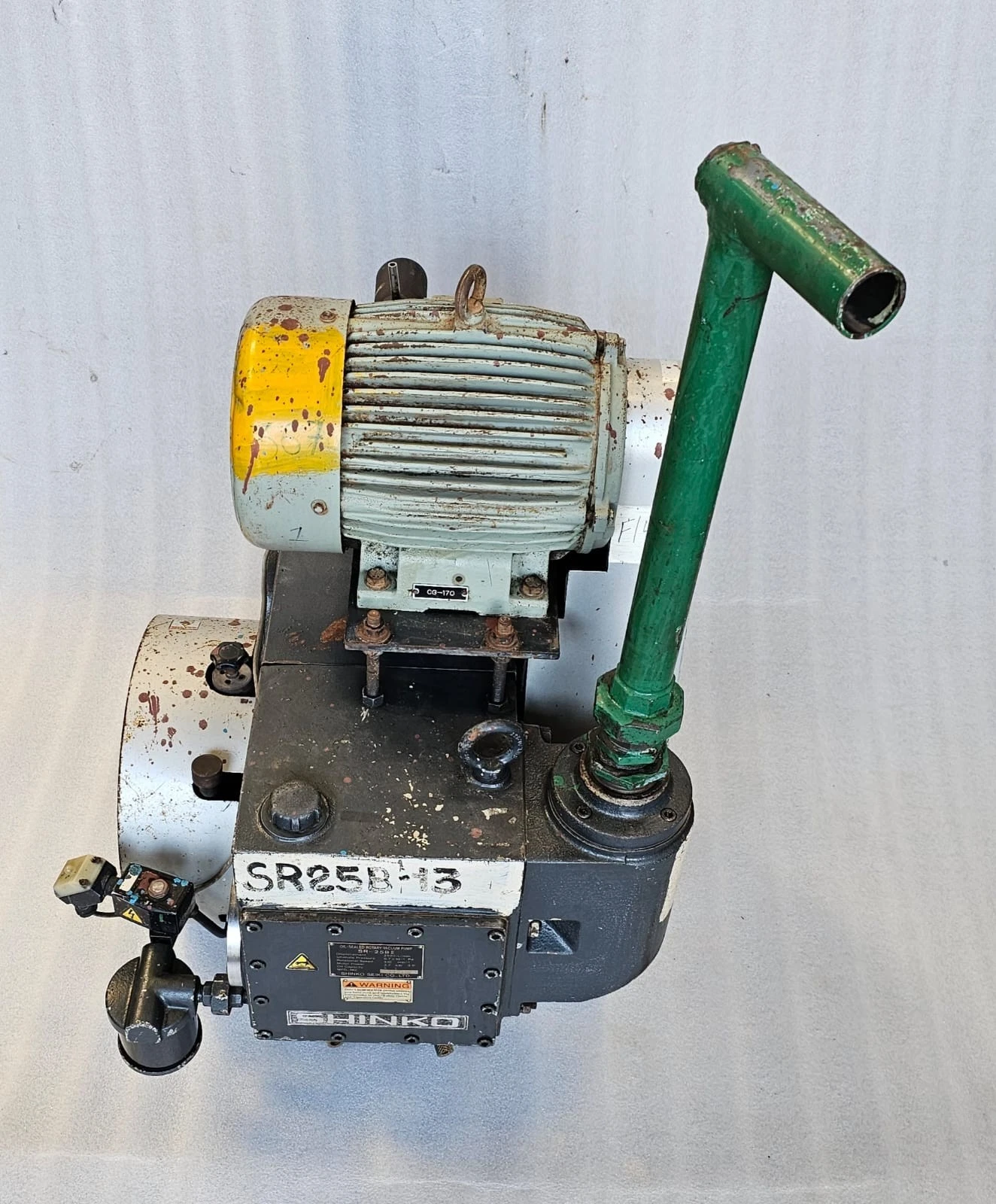 SHINKO SEIKI Oil Sealed Rotary Vaccum Pump Type:SR-25BII
