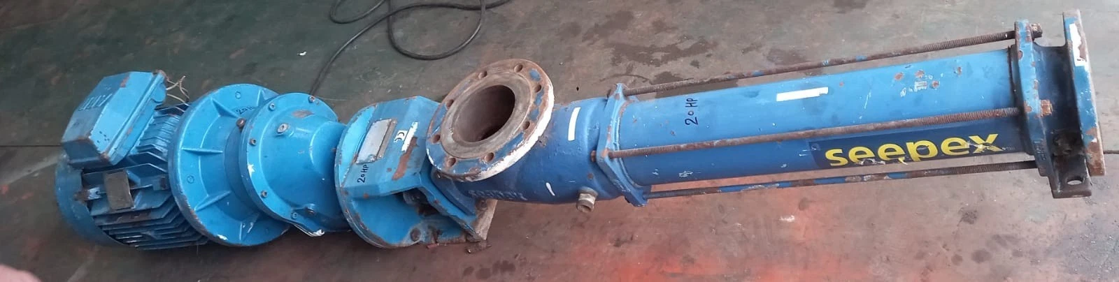 Seepex Bilge Pump Model: BN 35-6L 15.5kW 264GPM 3Bar 50/60Hz Used