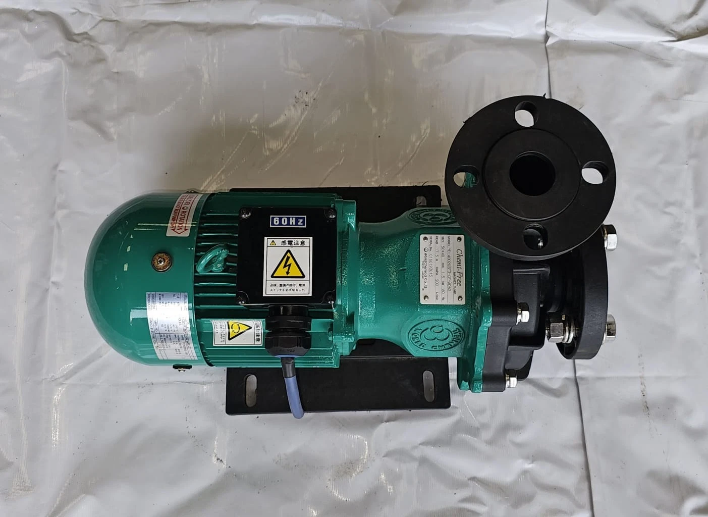 World chemical Magnetic Pump Type: YD-4002GSF3-CF-AD62 New - Image 6