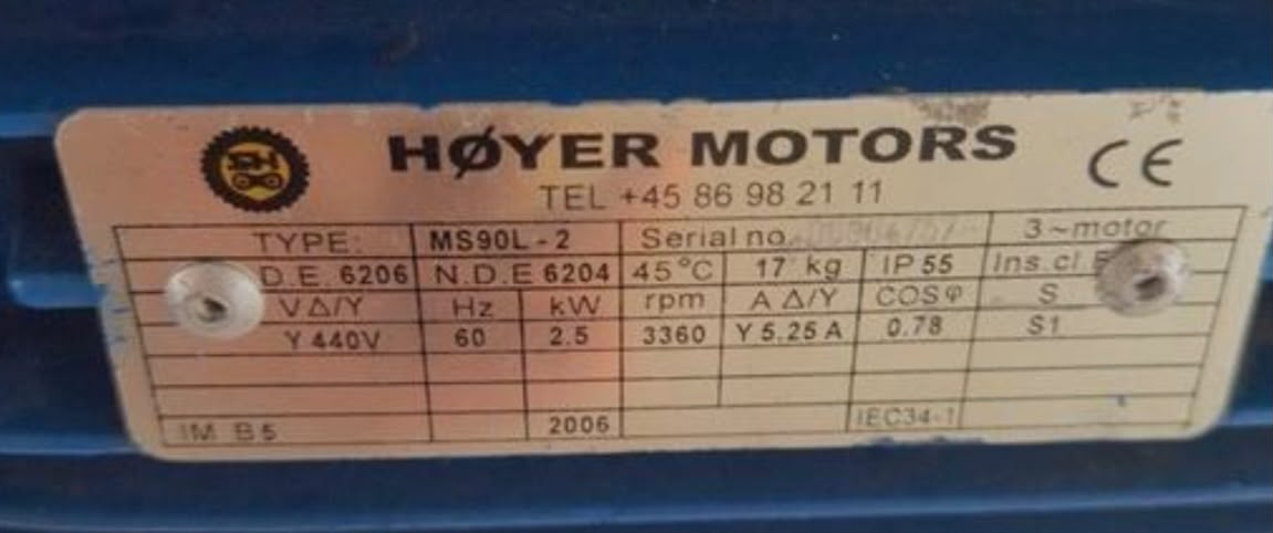 Allweiler New Screw Pump Type: TRILUB80R46U18US-V-W115 -190.6 L/Min - Image 3