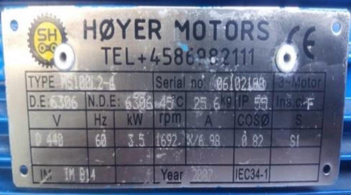 Allweiler Screw Pump Type: SOB223WG2V12-5.3 M3/H-50.1M Head - Image 3