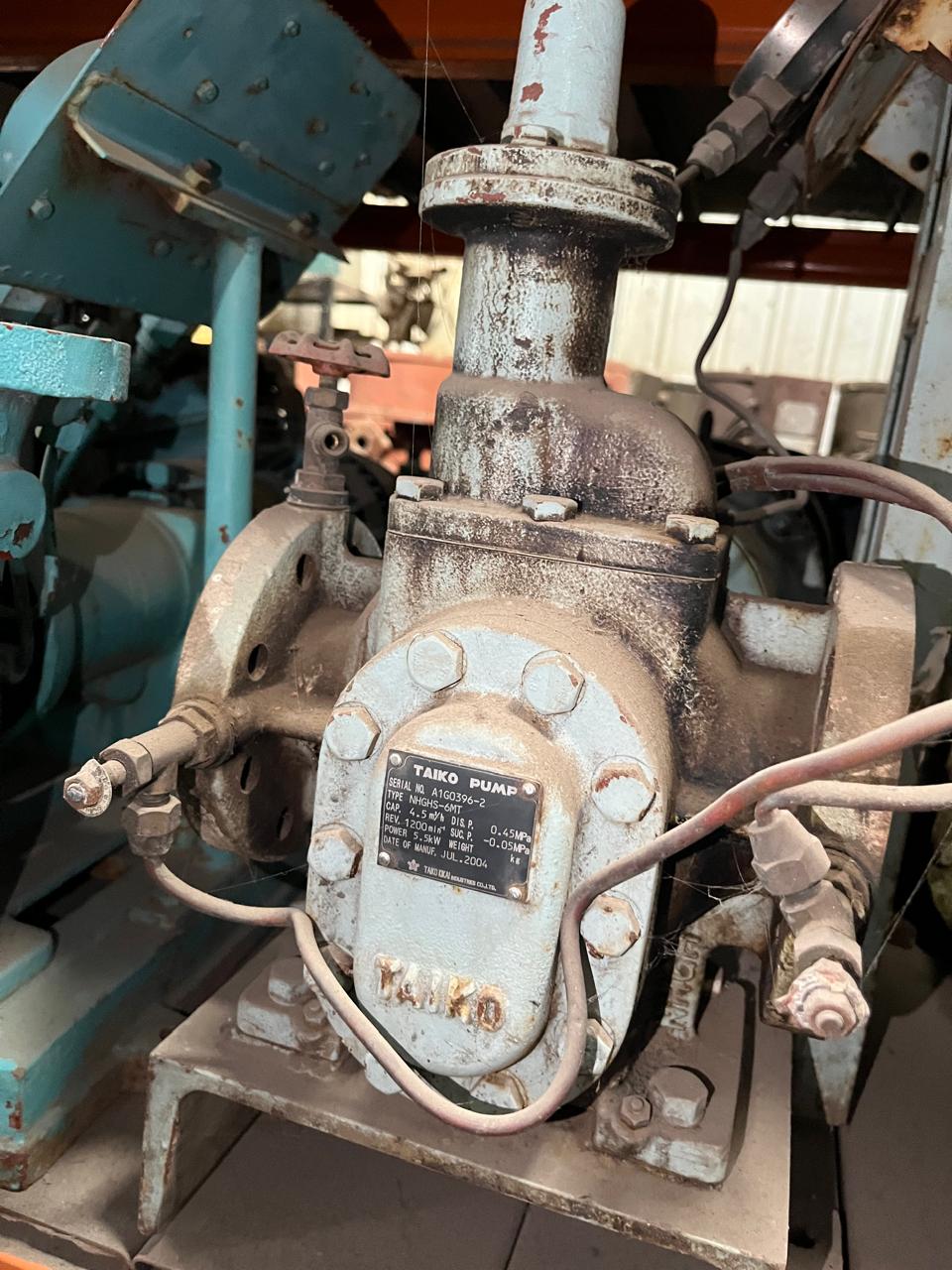Taiko Pump Gear Pump - Type: NHGHS-6MT - 4.5m3/h