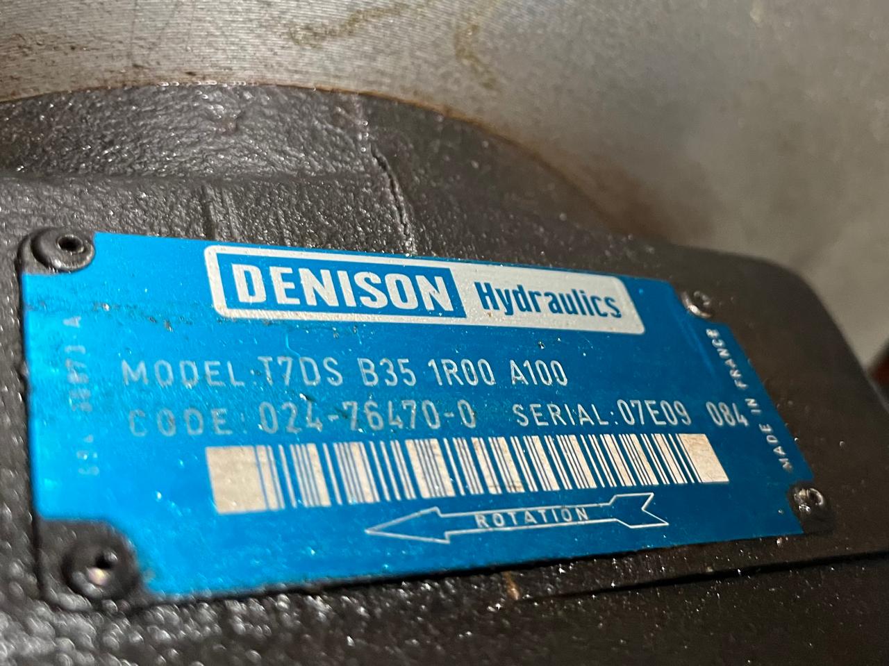 Denison Hydraulics France Hydraulic Pump Model: T7DS B35 1R00 A100 - Image 2