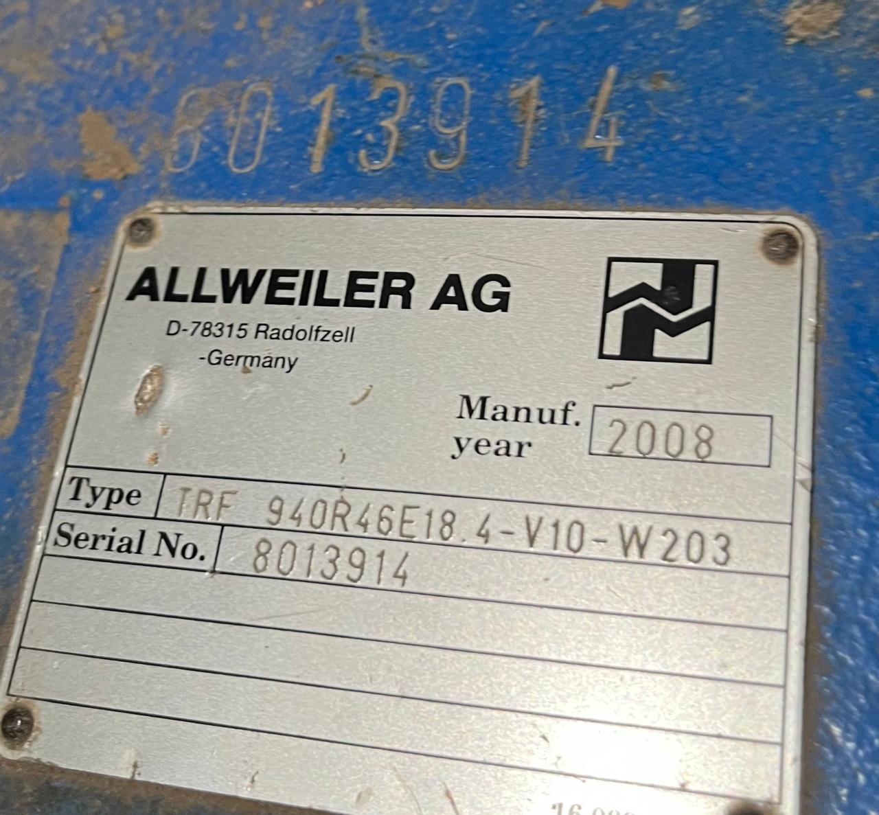 Allweiler New Screw Pump Type: TRF 940R46E18.4-V10-W203 - Image 2