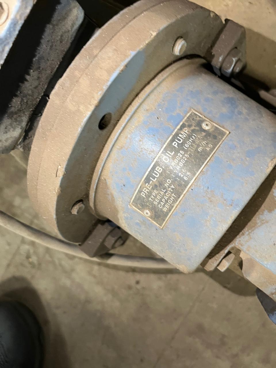 Pre-Lub Oil Pump Type: YRB025 (60Hz) - Capacity 2.6 m3/h - Image 2