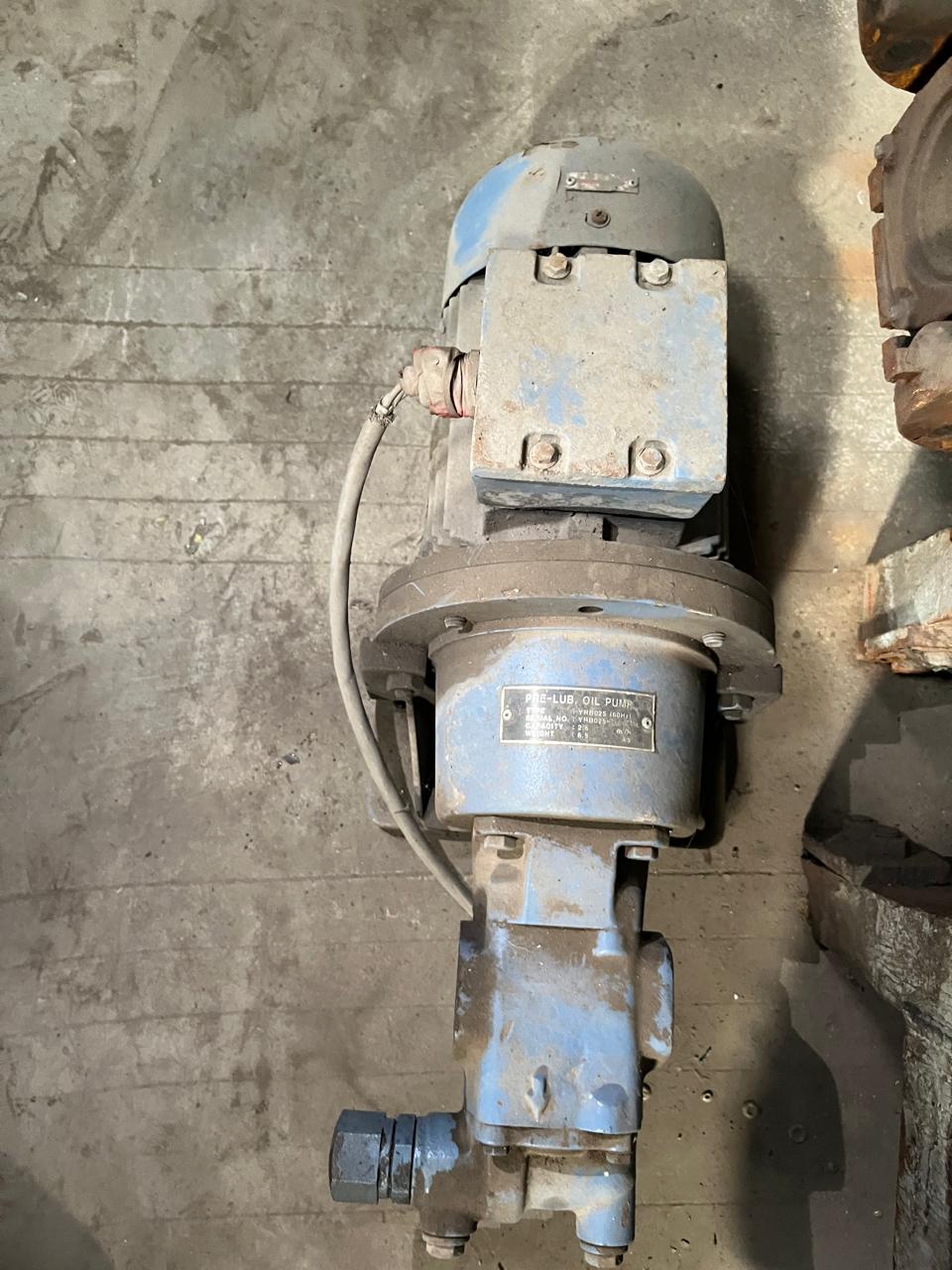 Pre-Lub Oil Pump Type: YRB025 (60Hz) - Capacity 2.6 m3/h - Image 3