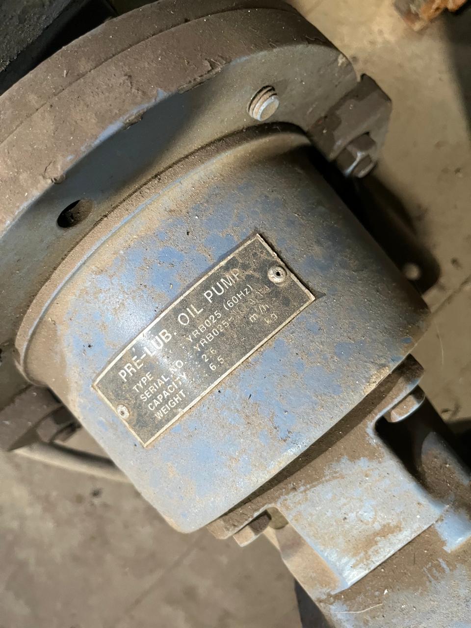 Pre-Lub Oil Pump Type: YRB025 (60Hz) - Capacity 2.6 m3/h - Image 4